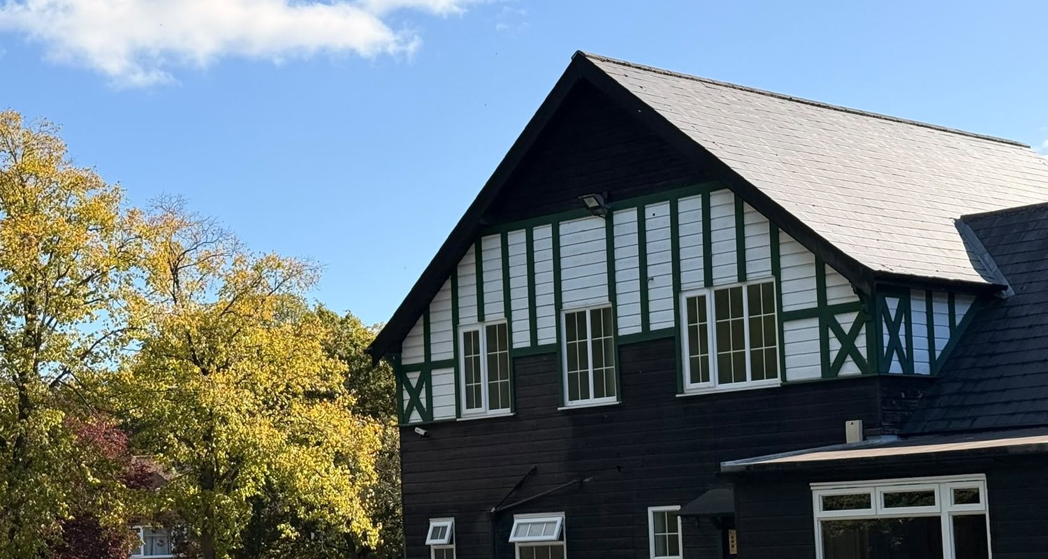 The clubhouse at Harrogate Racquets Club